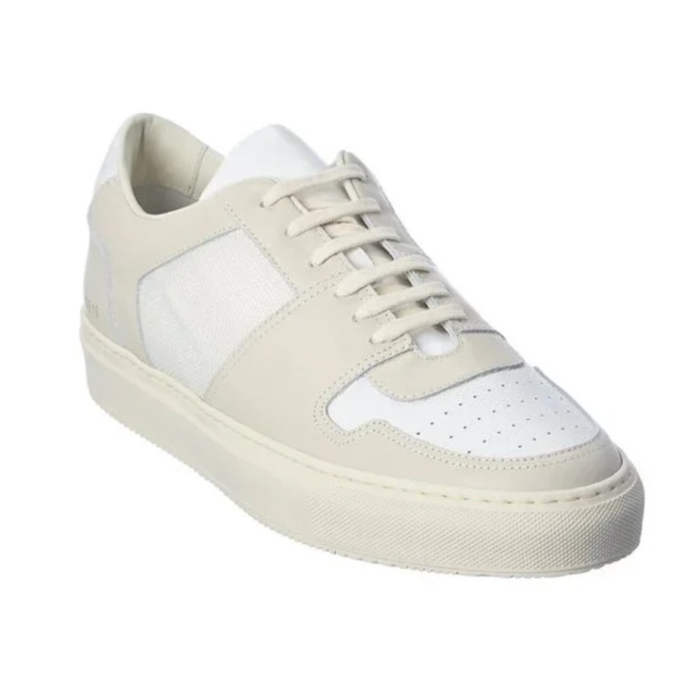 Common Projects Women's White and Cream Sneakers